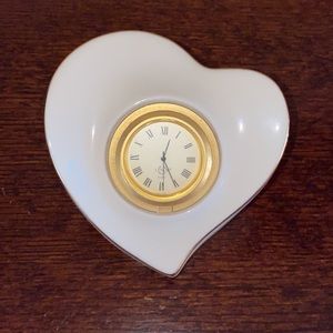 Lenox Heart Shaped Clock